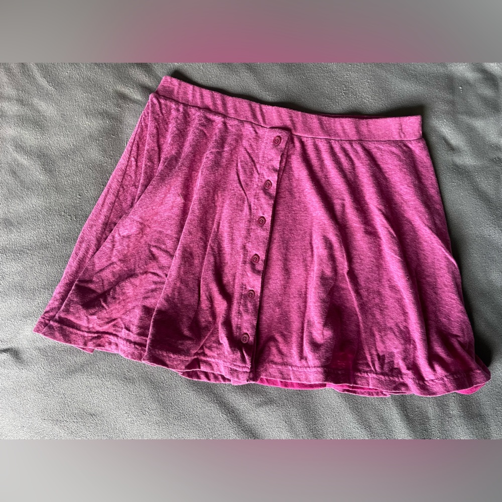 American Eagle skater skirt, mini, pink/magenta, size Large